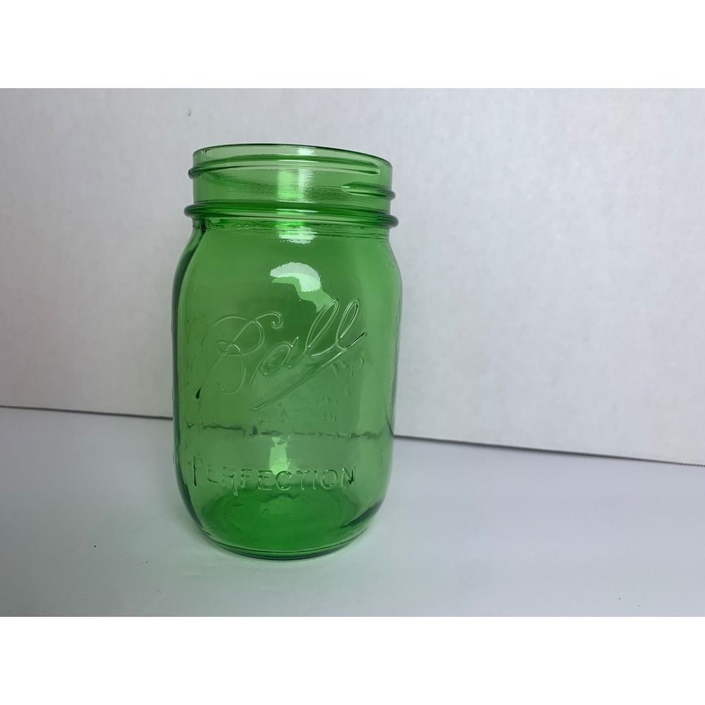 Ball Perfection Green Glass Mason Jar 100 Years American Heritage 1913-1915 USA